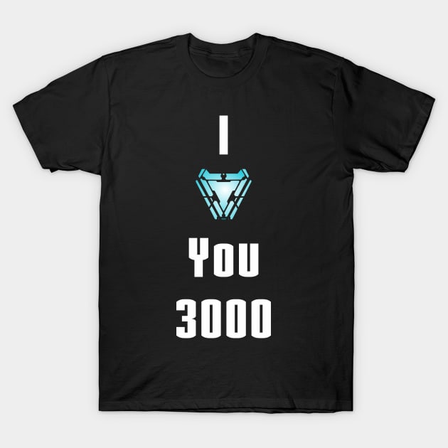 Love You 3000 01 T-Shirt by kaitokid